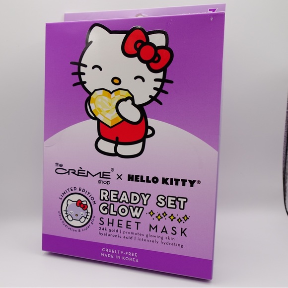 The Creme Shop x Hello Kitty Ready Set Glow Limited Edition Face Mask Sheet 3 - Picture 1 of 5